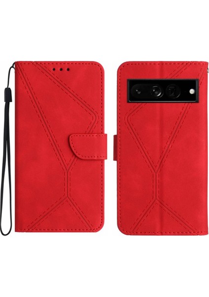 Google Piksel 7 Pro Telefon Kılıfı Için Kılıf Dikiş Kabartmalı Yüksek Kaliteli Tpu (Yurt Dışından)