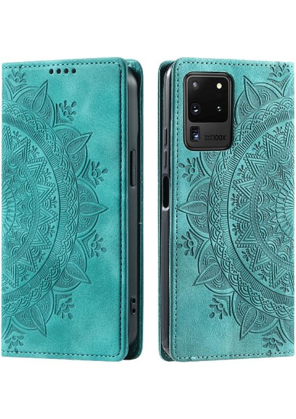 Samsung Galaxy S20 Ultra Tam Koruma Kartı Ekleme Pu Flip Için Kılıf (Yurt Dışından)