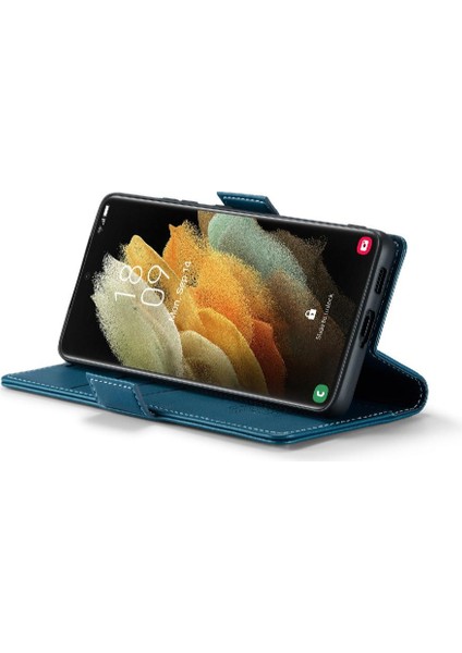 Samsung Galaxy S21 Ultra Kickstand Cüzdan Kılıf Darbeye Dayanıklı (Yurt Dışından) fırsatları