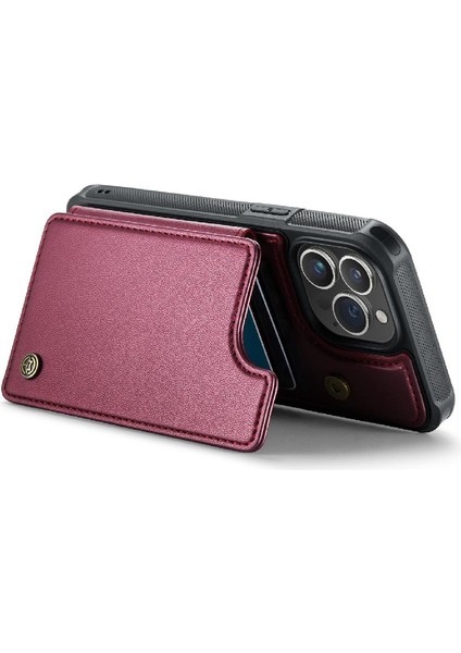 IPhone 15 Için Caseme Cüzdan Durumda Pro Kickstand Pu Deri Kart Tutucu (Yurt Dışından) fırsatları