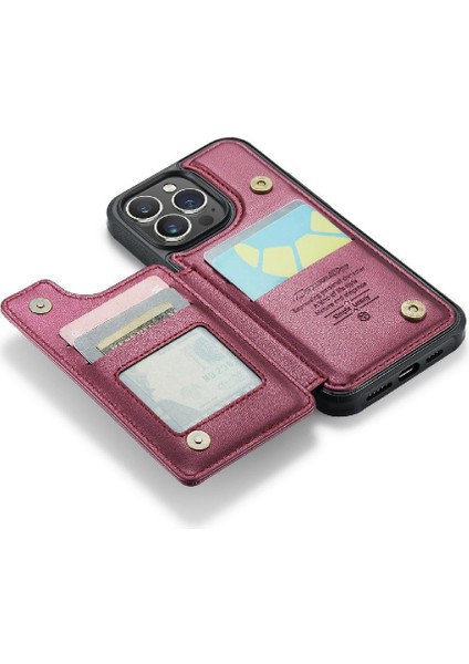 IPhone 15 Için Caseme Cüzdan Durumda Pro Kickstand Pu Deri Kart Tutucu (Yurt Dışından) indirimleri