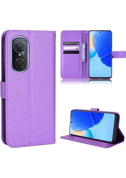 Huawei Nova 9 Se Kart Tutucu Için Kickstand Kapak Manyetik Cüzdan (Yurt Dışından)