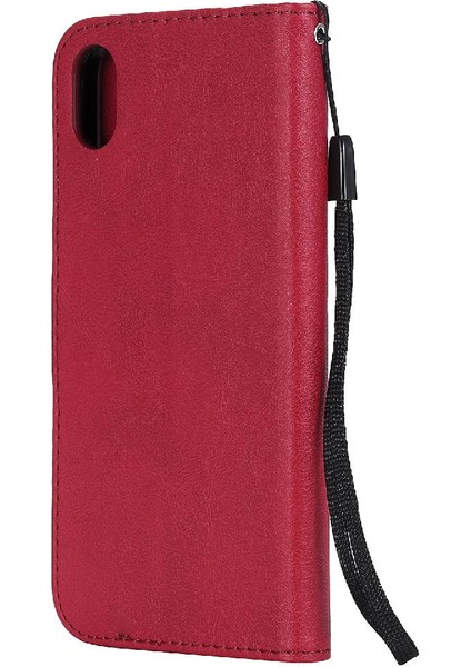 Iphone Xr Iş Cüzdan Telefon Kılıfı Için Flip Case Yüksek Kalite Deri (Yurt Dışından)