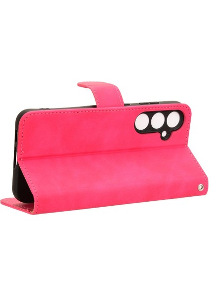 Samsung Galaxy S23 Fe 5g Için Kılıf Deri Folio Flip Case Koruyucu (Yurt Dışından)