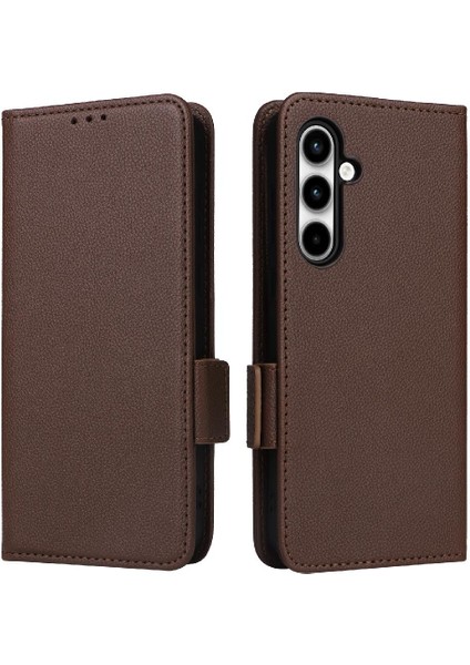 Samsung Galaxy A35 5g Manyetik Yan Toka Pu Deri Cüzdan Kart (Yurt Dışından)