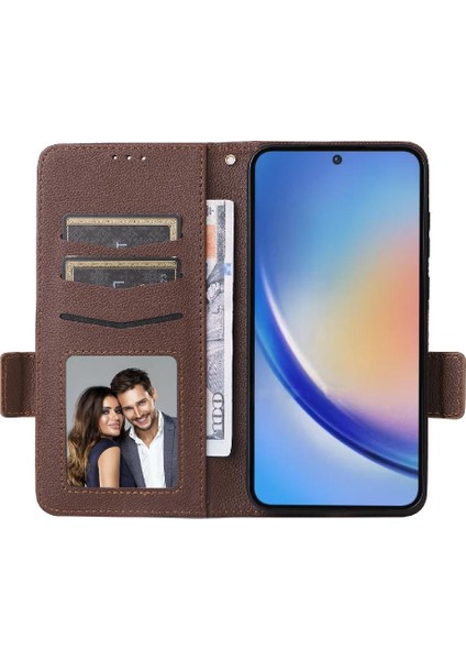 Samsung Galaxy A35 5g Manyetik Yan Toka Pu Deri Cüzdan Kart (Yurt Dışından) indirimleri
