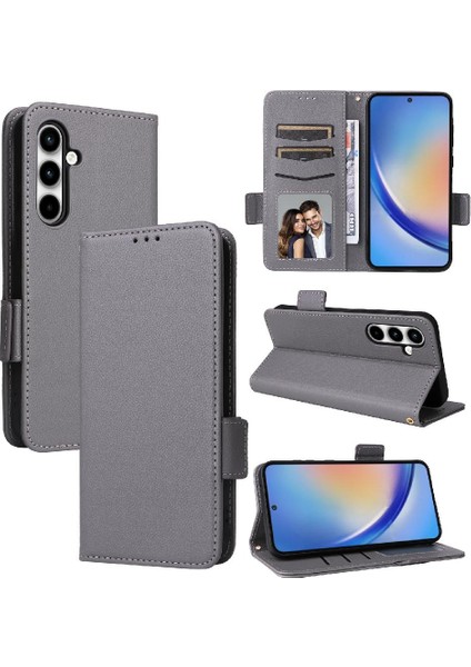Samsung Galaxy A35 5g Manyetik Yan Toka Pu Deri Cüzdan Kart (Yurt Dışından) indirimleri