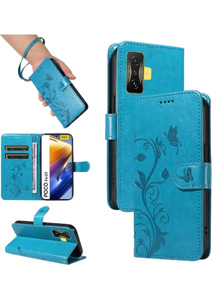 Xiaomi Poco F4 Gt Için Kılıf ile Yüksek Kaliteli Deri Cüzdan Telefon Kılıfı ve (Yurt Dışından)