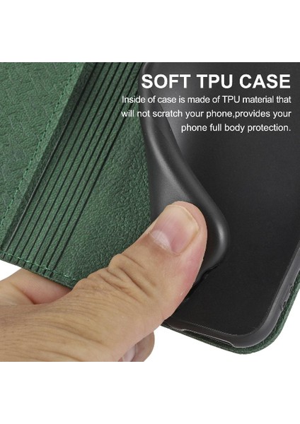 Onur Için Kılıf 70 Pro El Cüzdan Kredi Kartı Tutucu Flip Folio Kitap Pu (Yurt Dışından)