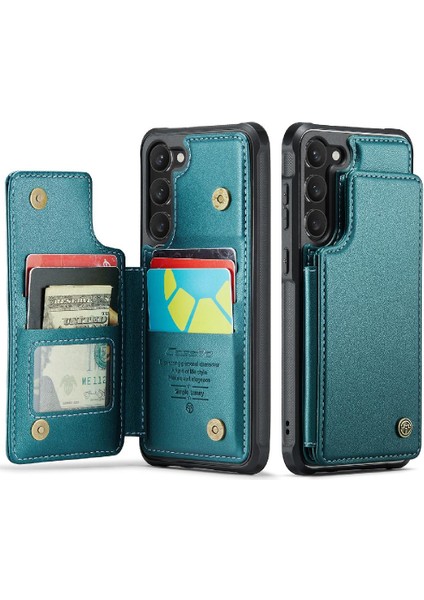 Samsung Galaxy S23 Artı Rfıd Engelleme Kickstand Pu Için Caseme Cüzdan Kılıf (Yurt Dışından) indirimleri