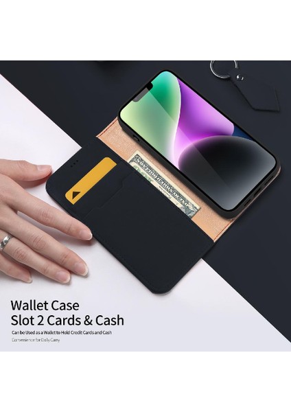 Dux Duduiphone 14 Için Kılıf Kapak Manyetik Kapatma Flip Case Deri Kılıf (Yurt Dışından) modelleri