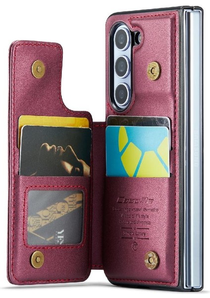 Samsung Galaxy Z Fold 5 5g Kickstand Pu Deri Için Caseme Cüzdan Kılıf (Yurt Dışından) modelleri