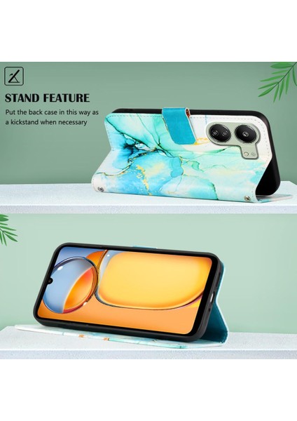 Xiaomi Redmi Için Kılıf Redmi 4g Cüzdan Pu Deri Kickstand Mermer Desen (Yurt Dışından) indirimleri