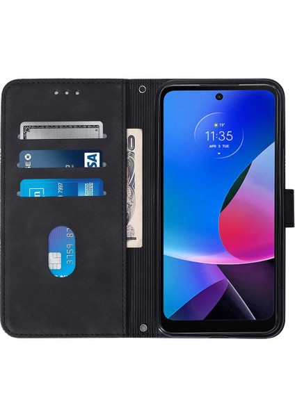 Motorola Moto G Oynamak Için Kılıf 4g 2024 Cüzdan Kapak Flip Folio Kitap Pu Kart (Yurt Dışından) modelleri