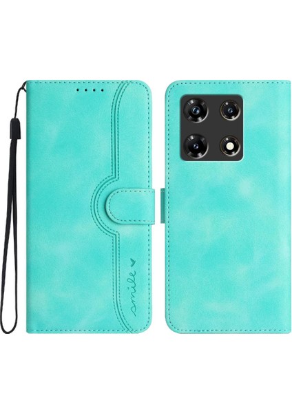 Infinix Not 30 Pro Case Premium Pu Dahili Mıknatıs Kapağı ile Uyumlu (Yurt Dışından)