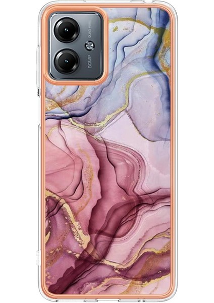 Motorola Moto G14 Tampon Tpu Darbeye Silikon Mermer ile Uyumlu (Yurt Dışından) fiyatları