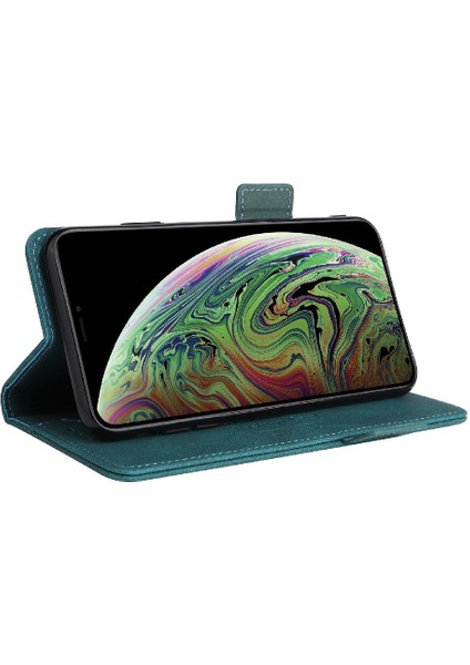 Kart Tutucu ile iphone Xs Max Için Kılıf Kickstand Deri Folio Flip Case (Yurt Dışından) fırsatları
