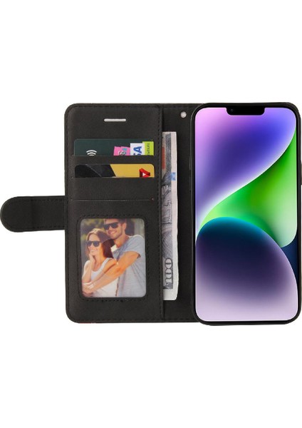 IPhone 15 Artı Kickstand Koruyucu Pu Deri Flip Folio Kılıf (Yurt Dışından) fiyatları