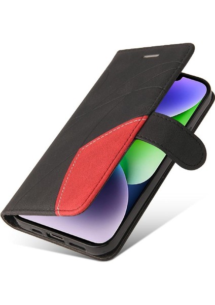 IPhone 15 Artı Kickstand Koruyucu Pu Deri Flip Folio Kılıf (Yurt Dışından) fırsatları