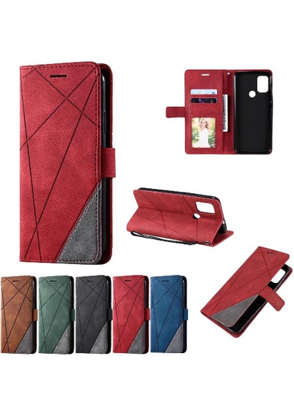 Motorola Moto G30 Kart Tutucu Için Kickstand Cüzdan Flip Folio Pu (Yurt Dışından)