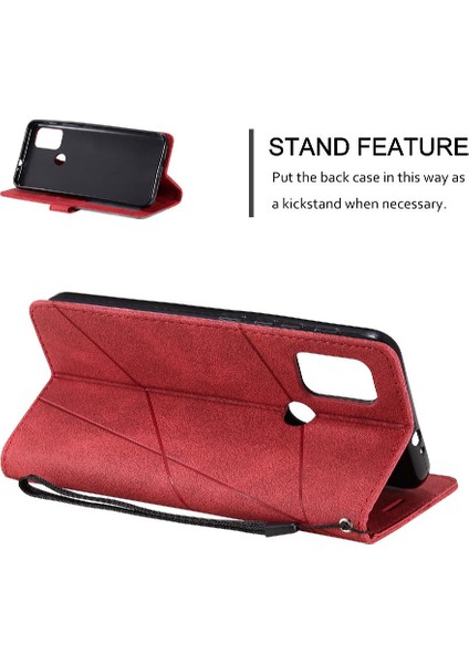 Motorola Moto G30 Kart Tutucu Için Kickstand Cüzdan Flip Folio Pu (Yurt Dışından)