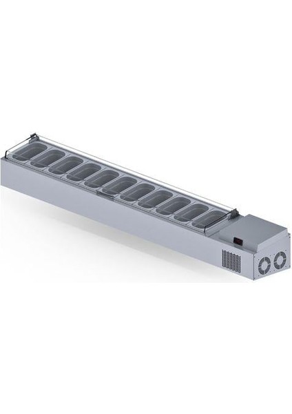 Set Üstü Saladbar Pleksi Kapak Gn 1/4-150: 11 Adet