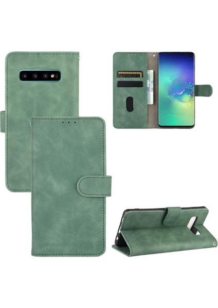 Kart Sahibinin ile Samsung Galaxy S10 Deri Folio Flip Case Için Kılıf (Yurt Dışından)