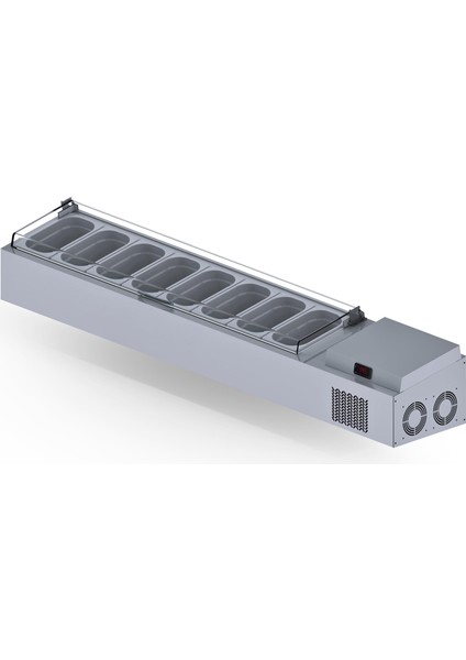 Set Üstü Saladbar Pleksi Kapak Gn 1/4-150: 8 Adet