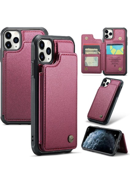 IPhone 11 Pro Kart Tutucu Ince Darbeye Dayanıklı Durumda Pu (Yurt Dışından)