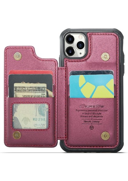 IPhone 11 Pro Kart Tutucu Ince Darbeye Dayanıklı Durumda Pu (Yurt Dışından) indirimleri