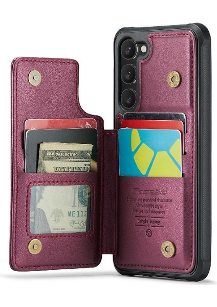 Samsung Galaxy S23 Artı Rfıd Engelleme Kickstand Pu Için Caseme Cüzdan Kılıf (Yurt Dışından) indirimleri