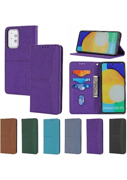 Samsung Galaxy A73 El Cüzdan Pu Deri Kapak Çevirin Folio Kitap (Yurt Dışından)