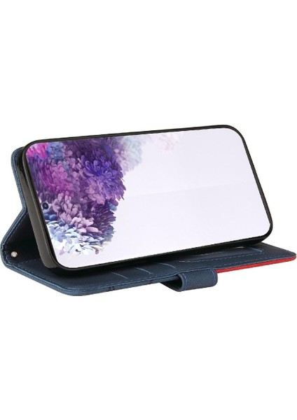Samsung Galaxy S20 Artı Kart Yuvası Standı ile Iki Renkli Dikiş (Yurt Dışından)