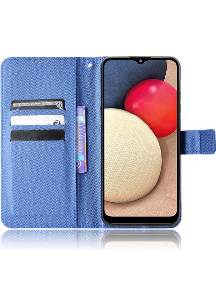 Samsung Galaxy A02S Manyetik Cüzdan Kapak Kickstand Kart Tutucu (Yurt Dışından) fırsatları