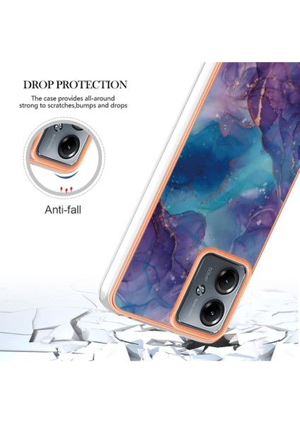 Motorola Moto G14 Tampon Tpu Darbeye Silikon Mermer ile Uyumlu (Yurt Dışından) indirimleri