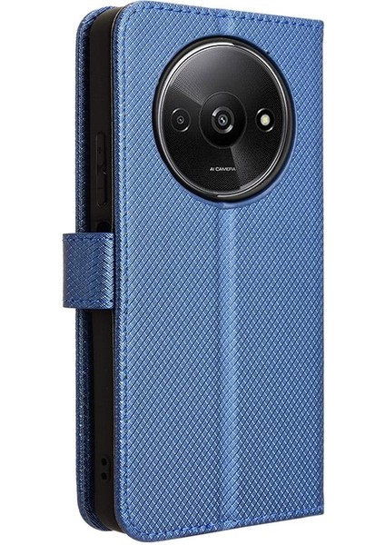 Xiaomi Poco C61 Kapak Manyetik Cüzdan Kart Tutucu Kickstand (Yurt Dışından)