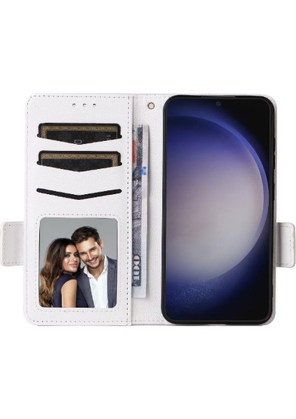 Samsung Galaxy S24 Artı Yan Toka Cüzdan Manyetik Kart Yuvaları Pu (Yurt Dışından) modelleri