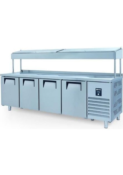 Make Up Buzdolabı 650 Lt 4 Kapılı Yüksek