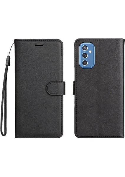Samsung Galaxy M52 5g Için Flip Case Kart Yuvası ile Yüksek Kaliteli Deri (Yurt Dışından)