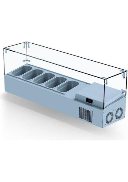 Set Üstü Saladbar Cam Kapak Gn 1/4-150: 5 Adet modelleri