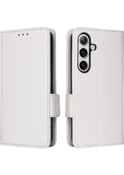 Samsung Galaxy S24 Cüzdan Manyetik Yan Toka Pu Deri Kart (Yurt Dışından)