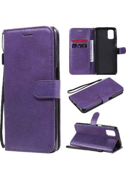 Samsung Galaxy M51 Yüksek Kaliteli Deri Iş Cüzdan Kılıf Için Flip Case (Yurt Dışından)