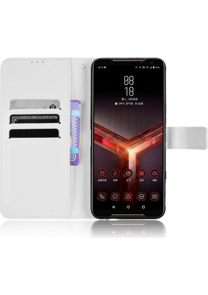Asus Rog Telefon 2 Kart Tutucu Kapak Için Kılıf Kickstand Manyetik Cüzdan (Yurt Dışından) indirimleri