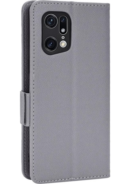Oppo Bulmak Için Kılıf X5 Pro Manyetik Kart Yuvaları Tutucu Yan Toka Pu Cüzdan (Yurt Dışından)