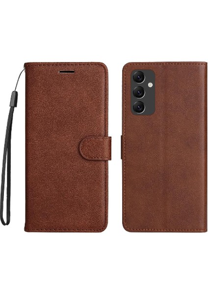 Kart Yuvası ile Samsung Galaxy A14 5g Klasik Düz Renk Için Flip Case (Yurt Dışından)