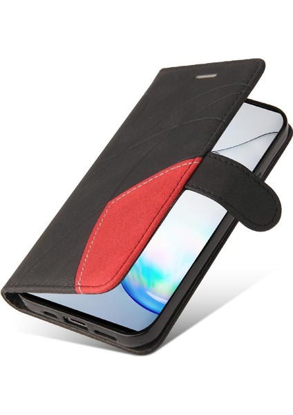 Samsung Galaxy Not 10 Için Kılıf Kickstand Koruyucu Iki Renkli Dikiş (Yurt Dışından)