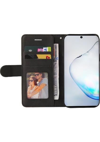 Samsung Galaxy Not 10 Için Kılıf Kickstand Koruyucu Iki Renkli Dikiş (Yurt Dışından)