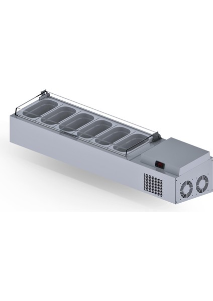 Set Üstü Saladbar Pleksi Kapak Gn 1/4-150: 6 Adet