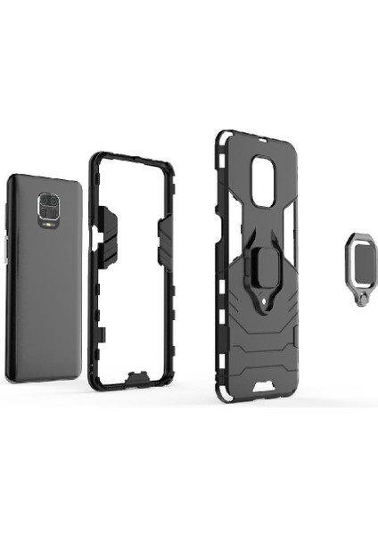 Xiaomi Redmi Için Not 9 Pro Max Darbeye Kapak Kickstand Askeri (Yurt Dışından)