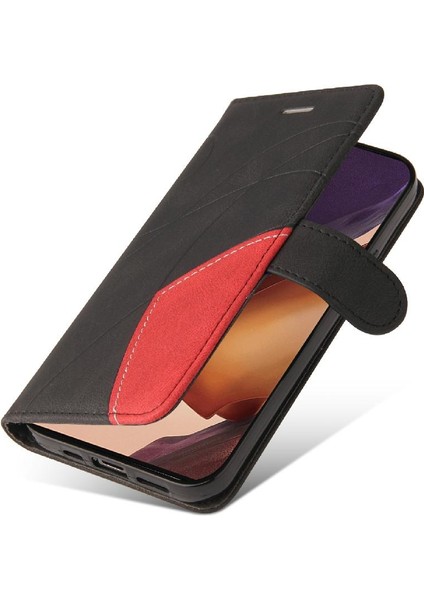 Samsung Galaxy Not 20 Için Kılıf Kickstand Koruyucu Pu Deri Flip Folio (Yurt Dışından)